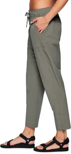 Vista 5 de Avalanche Pantalón de tobillo tejido para mujer, transpirable, de secado rápido, para exteriores, con bolsillos
