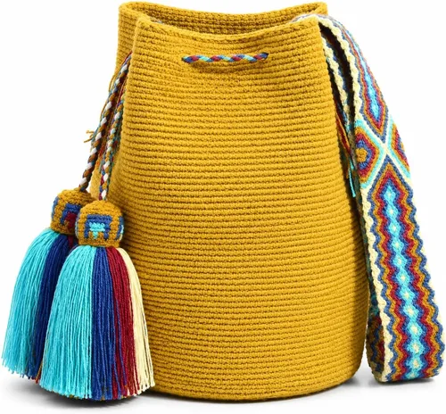 Vista 6 de WYOU Utopia classics Hobo in Wayuu Crochet, Grande Baru