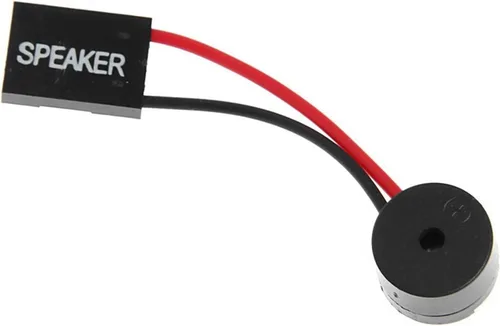 Vista 2 de Altavoz interno de placa base de PC (paquete de 3), zumbador de alarma BIOS para resolución de problemas de PC y diagnóstico de código de pitido