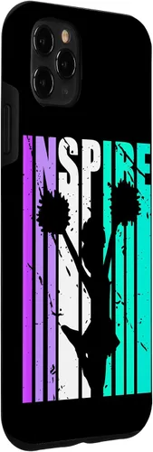 Vista 3 de Funda motivacional para iPhone 11 Pro Max para niñas, color morado