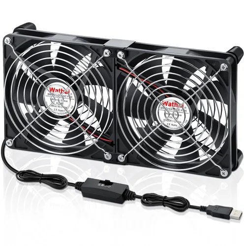 Vista 11 de 2Packs Wathai DC 4010 5V Small Blower Cooling Fan 2 Pin DC 40mm x 10mm