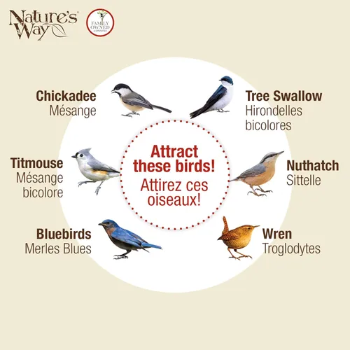 Vista 6 de Wild Wings WWCH3 Cedro Blue Bird Box House