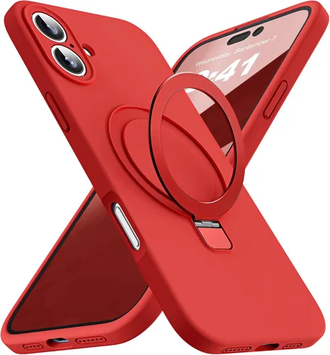 Vista 52 de Funda diseñada para iPhone 11 con soporte magnético invisible Compatible con Mag-Safe, a prueba de caídas de grado militar, a prueba de golpes