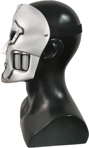 Vista 3 de Máscara de látex de médico, disfraz de cuatro fantásticos, casco para adultos