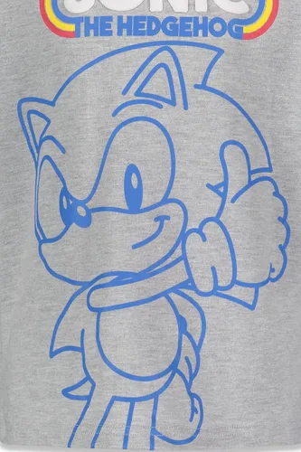 Vista 5 de SEGA Sonic The Hedgehog - Paquete de 2 camisetas para niños pequeños y grandes
