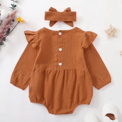 Vista 25 de Shalofer Traje de primer cumpleaños para bebé niña con diadema