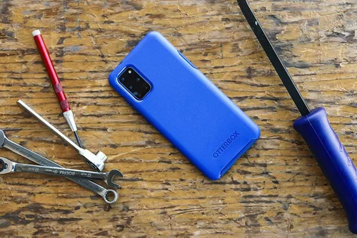 Vista 7 de OtterBox Symmetry Series - Funda para Samsung Galaxy S20 y S20 5G (solamente), embalaje no minorista, transparente