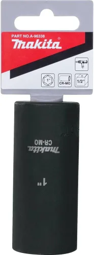 Vista 5 de Makita A-96338 Dado de impacto de pozo profundo de 1" con impulsor de 1/2