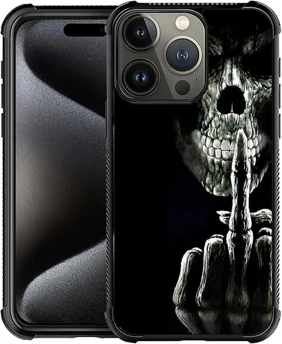 Vista 846 de Funda compatible con iPhone 15, diseño de elefantes africanos, diseño increíble a prueba de golpes, antiarañazos, carcasa trasera de policarbonato