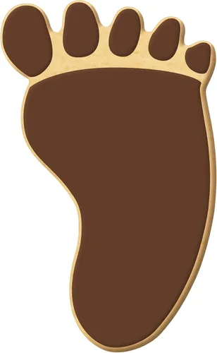 Vista 4 de Bigfoot Foot - Cortador de galletas de 3 pulgadas, fabricado en los Estados Unidos, molde para galletas de pie grande de la marca Foose