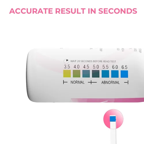 Vista 3 de NATURELAND Paquete económico de tiras reactivas de pH femenino, monitor de salud vaginal para equilibrio de acidez y alcalinidad, rápido y preciso