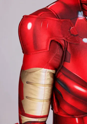 Vista 8 de Disfraz Premium Iron Man Marvel Talla Grande para Hombre Multicolor