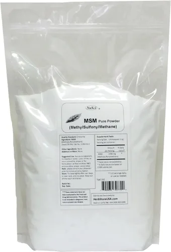 Vista 2 de MSM (Metilsulfonilmetano) Polvo Puro (MSM-8.82 oz)