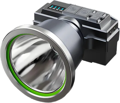 Vista 10 de Faro LED diseño separado faro al aire libre impermeable recargable largo alcance faro adecuado para acampar senderismo caza