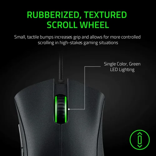 Vista 5 de Razer Deathadder Essential - Mouse óptico para juegos de eSports - 6400 DPI ajustable (renovado)