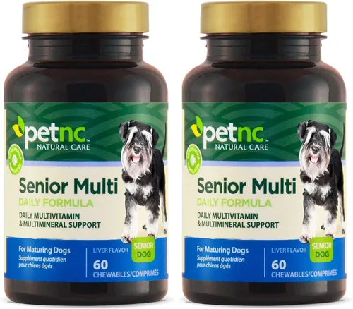Vista 8 de Petnc - Multimasticables para adultos (75 unidades), soporte diario multivitamínico y multimineral para perros, incluye zinc, magnesio y más, apoya