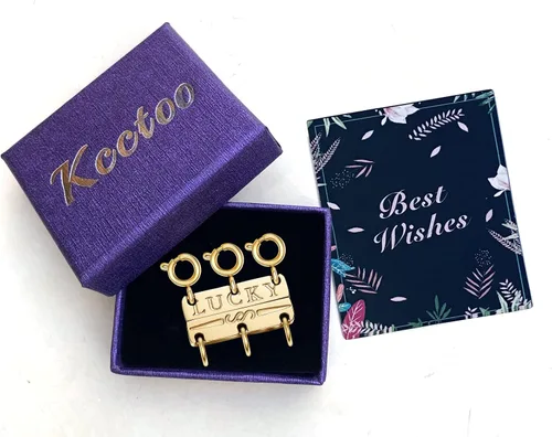 Vista 7 de kcctoo Collar con cierre de capas para mujer, separadores de joyería de oro de 18 quilates y plata, cierre magnético de collar múltiple para mujer