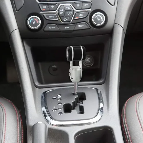 Vista 4 de Pomo de palanca de cambios, forma de joystick, aleación de aluminio, manual automático, mango de palanca de cambios para coche, se adapta a