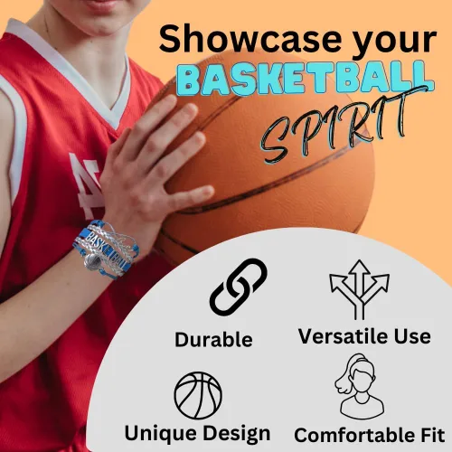 Vista 57 de Infinity Collection - Pulsera de baloncesto de regalo para equipos y jugadores