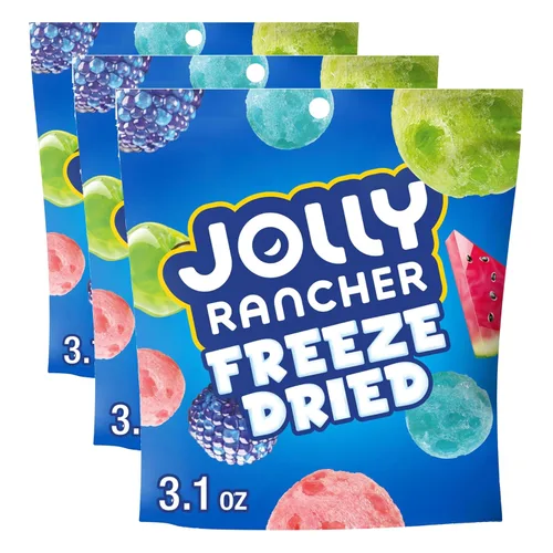 Vista 8 de JOLLY RANCHER Bolsa de dulces con sabor a fruta original liofilizada, 3.1 oz