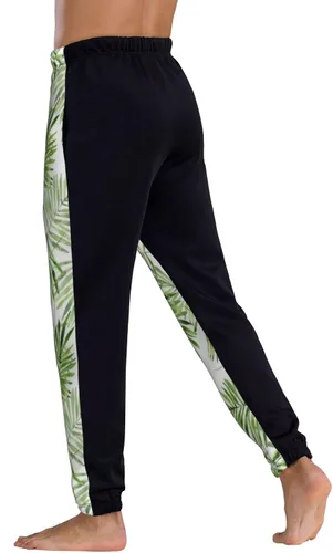 Vista 5 de WorldGES Pantalones deportivos para hombre con donas, pantalones deportivos casuales con bolsillos, divertidos pantalones deportivos para hombre