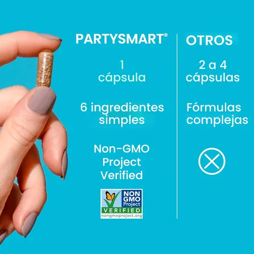 Vista 5 de Himalaya PartySmart, 10 Cápsulas Individuales - Apoyo al Hígado para la Descomposición del Alcohol para una Mejor Mañana Después de Beber - A Base