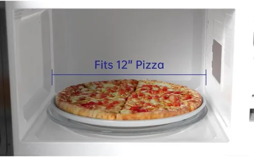 Vista 6 de Emerson MW1101B-A Horno microondas de encimera con control de botón, pantalla LED de 1000 W, 10 niveles de potencia, 6 menús automáticos, plato