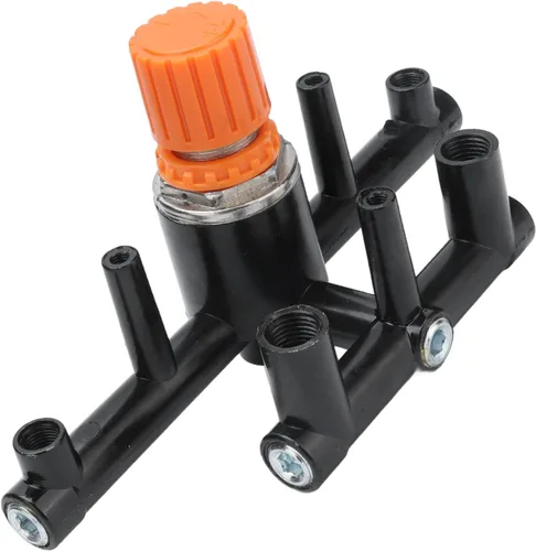 Vista 4 de Pieza de ajuste de válvula reguladora de presión, accesorios de interruptor de compresor de aire, fácil de reemplazar duradero M5 G1/4 G1/8