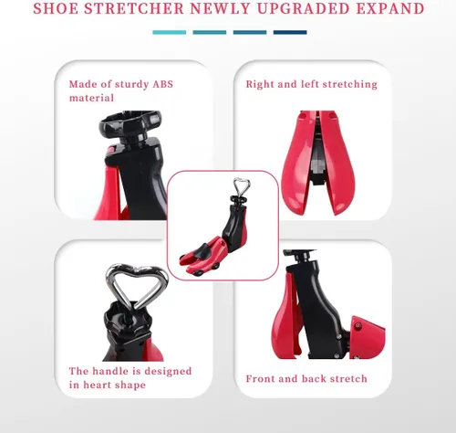 Vista 3 de XYH Ensanchador de zapatos para mujeres y hombres, elástico en 4 direcciones, para mujeres y hombres, altura y ancho hombres talla de EE. UU. 6-10