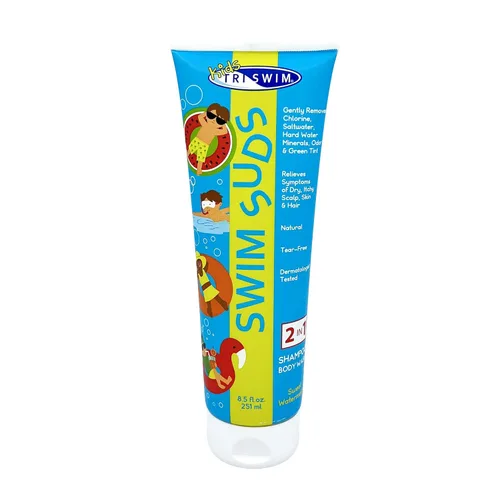 Vista 6 de TRISWIM Acondicionador perfumado para niños, cuidado del cabello después del nadador, eliminación de cloro, desenreda, caspa y alivio del cuero
