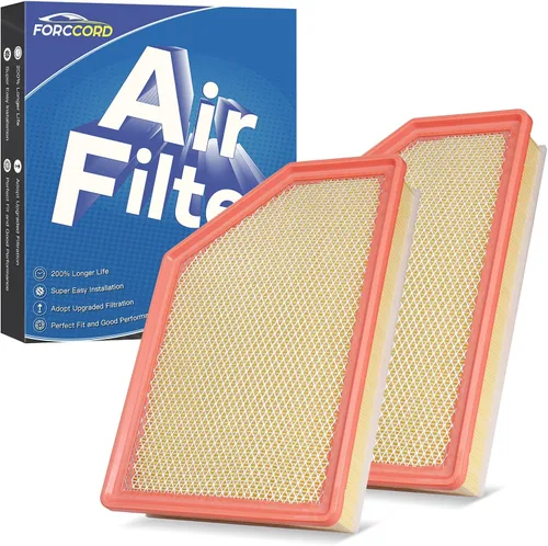 Vista 16 de Filtro de aire de motor CA12404 se adapta a 19-26 Chevrolet Silverado 1500/GMC Sierra 1500 21 22 23 24 25 26 Tahoe/Suburban/GMC Yukon Filtro de aire