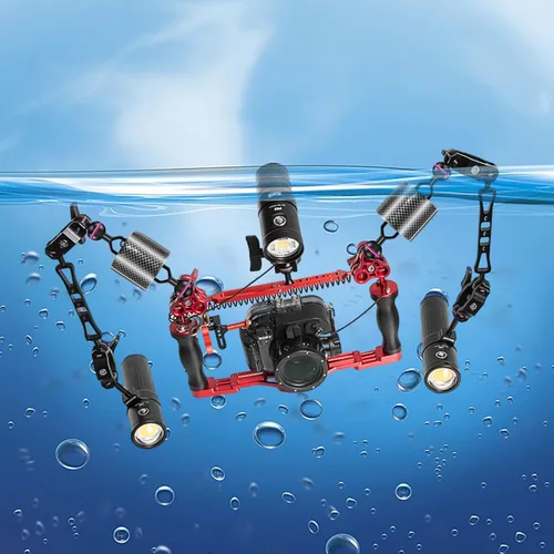 Vista 7 de Flotadores de flotabilidad para sistema de cámara de buceo Bandeja de sistema de cámara de video/luz estroboscópica Ultraligero Submarino Flotante