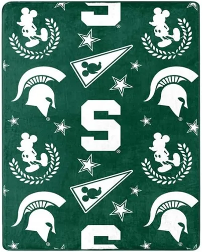 Vista 6 de Northwest NCAA Unisex-Adult Character Hugger Pillow & Silk Touch Throw Blanket Set