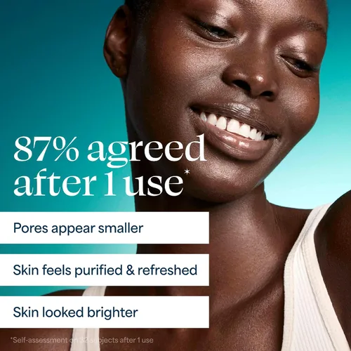Vista 5 de TULA Skin Care - Tónico clarificador diario sin alcohol, tóner facial de viaje para exfoliar y apretar suavemente los poros, contiene hamamelis