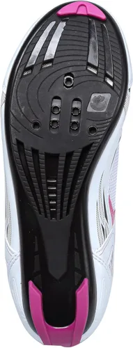Vista 4 de Patavinity Zapatos de ciclismo para mujer para bicicleta y bicicleta+ con tacos de bicicleta compatibles con Delta Rosa
