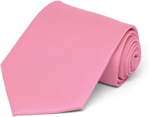 Vista 381 de tiemart Corbata de color sólido para hombre Longitud estándar