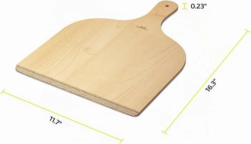 Vista 2 de G.a HOMEFAVOR Pela de madera para pizza, paquete de 2, 12 x 16 pulgadas