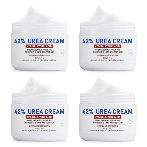 Vista 17 de OUKEYA Crema de urea 42% para secar la piel áspera 5.29 oz, con lima de pie