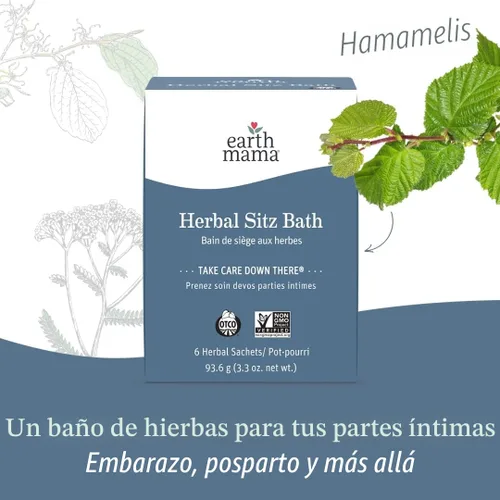 Vista 8 de Hierbas para baño posparto Angel Baby de Earth Mama