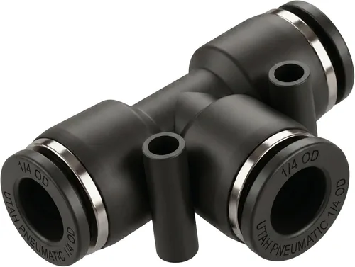 Vista 10 de Utah Pneumatic 1/2 Conexiones de empuje para conectar, codo de aire, línea de aire, unión de línea de aire, accesorios de conexión rápida, codo