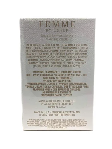 Vista 2 de Usher Perfume Femme para Mujer Eau De Parfum 1.7 oz