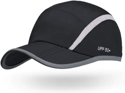 Vista 65 de ELLEWIN Gorra de béisbol unisex UPF 50 sin estructura, con pico grande y plegable