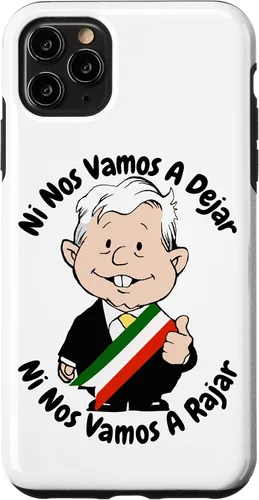 Vista 13 de AMLO Amlito Ni Nos Vamos A Dejar Ni Nos Vamos A Rajar México - Carcasa para iPhone 17