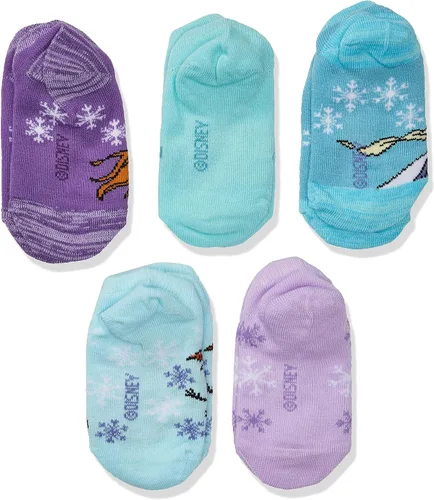 Vista 3 de Disney Frozen - Paquete de 5 calcetines invisibles para niñas