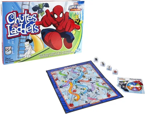 Vista 3 de Juego toboganes y escaleras de "Spider-Man Web Warriors" por Marvel (versión inglés)