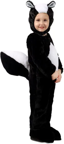 Vista 2 de Disfraz de princesa paraíso para niños, Disfraz de Stinker the Skunk para bebé, 12-18 meses, Como se muestra