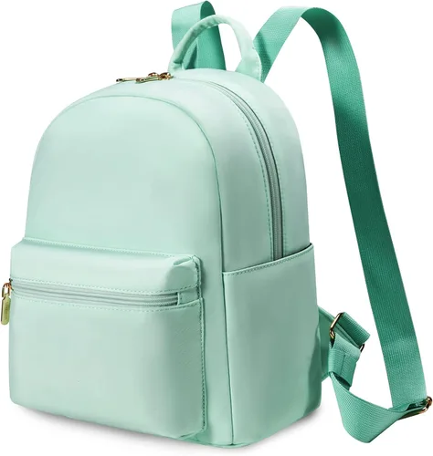 Vista 9 de LOVEVOOK Mini mochila pequeña y linda mochila de moda para niñas y mujeres Beige
