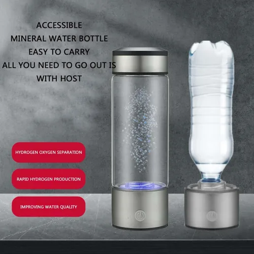 Vista 4 de Generador de agua de hidrógeno -2L de gran capacidad con temperatura constante y limpieza inteligente Máquina de agua rica en hidrógeno (1500PPB)