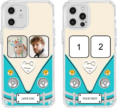 Vista 355 de Funda de teléfono personalizada para Apple iPhone 8 Plus iPhone 7 Plus, personalizada con foto, imagen, texto, imagen, diseño de imagen