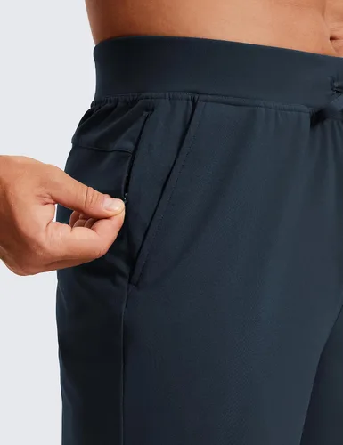Vista 5 de CRZ YOGA Men's Four-Way Stretch Workout Shorts - 9'' Linerless Soft Durable for Casual Athletic with Pockets